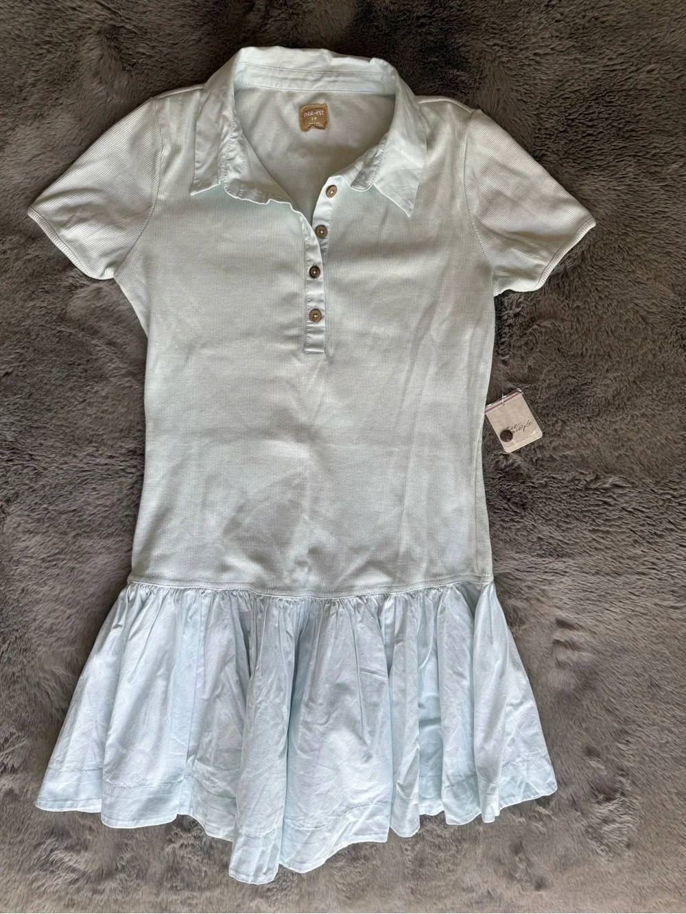 Free People Classic Charm Mini Polo Dress